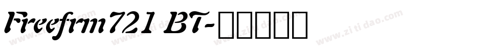 Freefrm721 BT字体转换